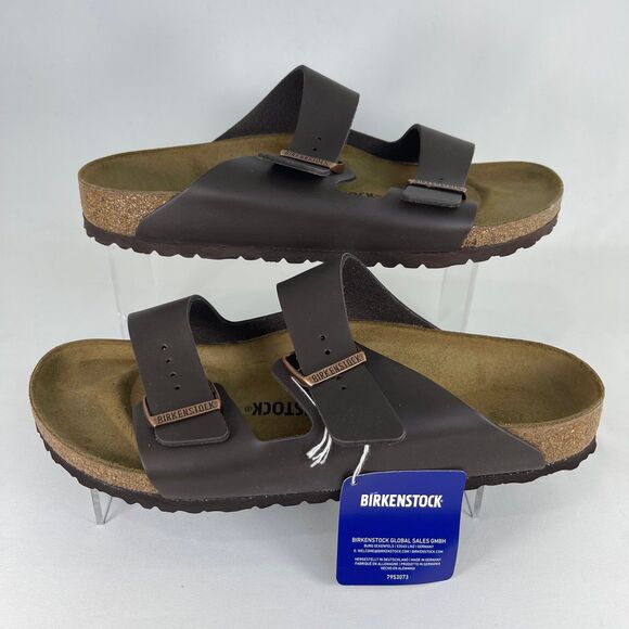 Birkenstock Arizona Birko-Flor Dark Brown | Men\'s 12 | NEW main image 8